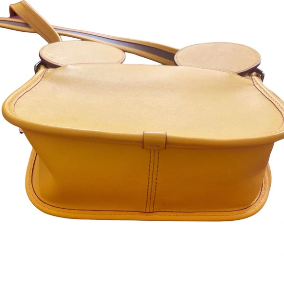 Coach x Disney Patricia Saddle Mickey Mouse Ears Crossbody Bag Authentic - Picture 3 of 10